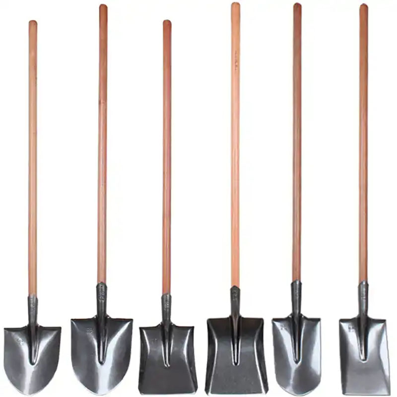 Wholesale Agriculture Tools Digging Shovels Spade 65mn Carton Steel Heavy Duty Shovel