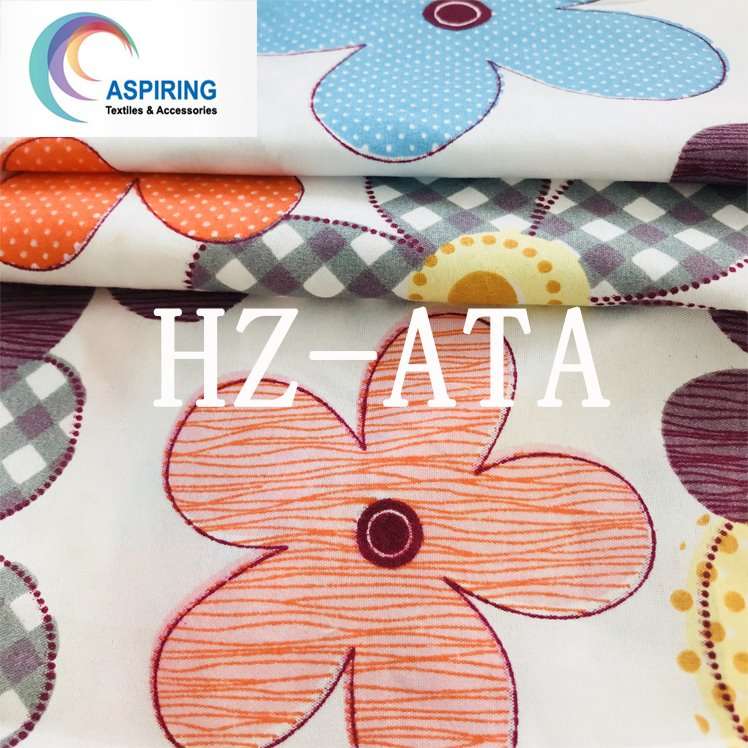 100% Polyester Fabric 3D Printed 125GSM Disperse Bedsheet /Bedding Sheet Fabric