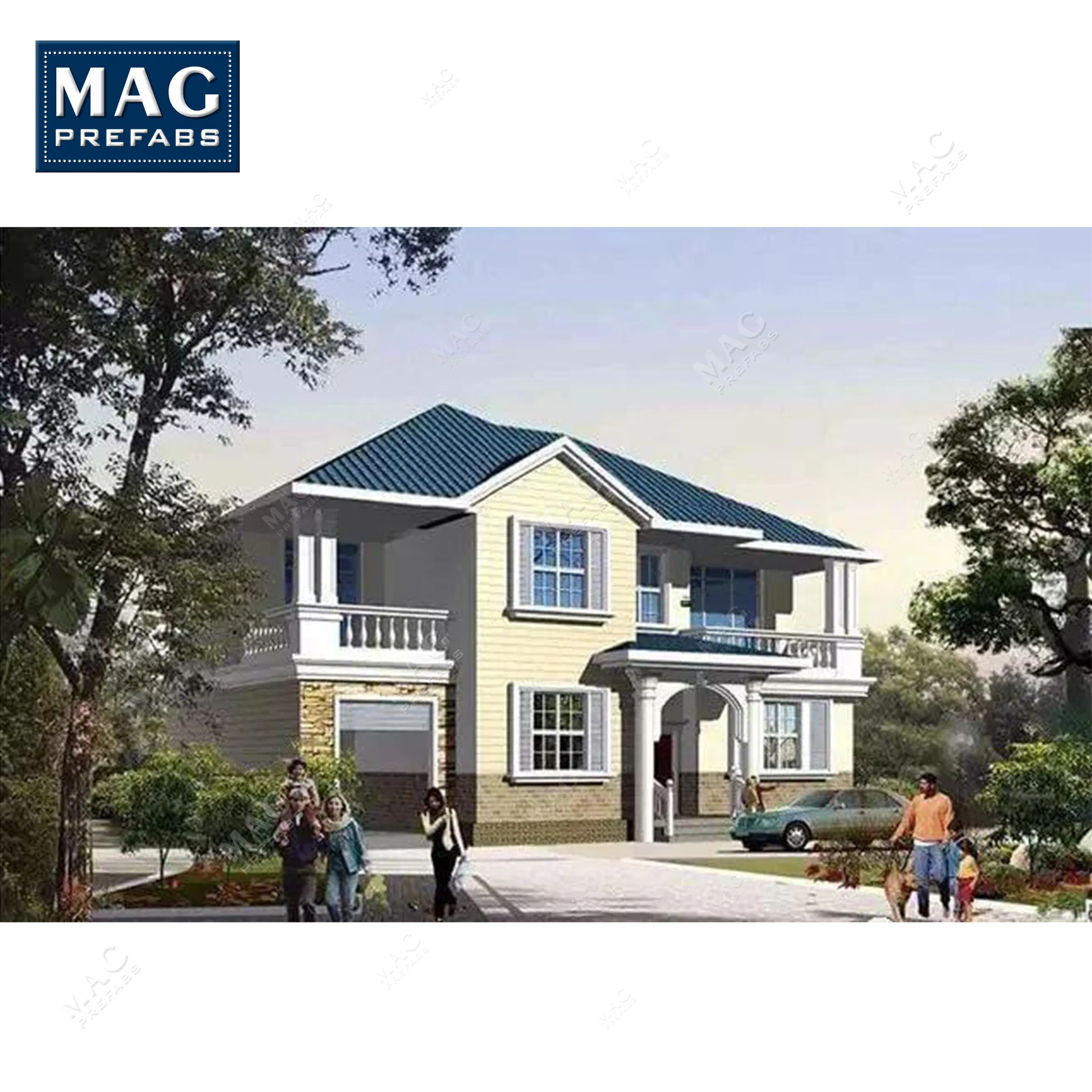 Highly Recommended Light Steel Building Apartment Style Prefab House with Modern Luxury Villa