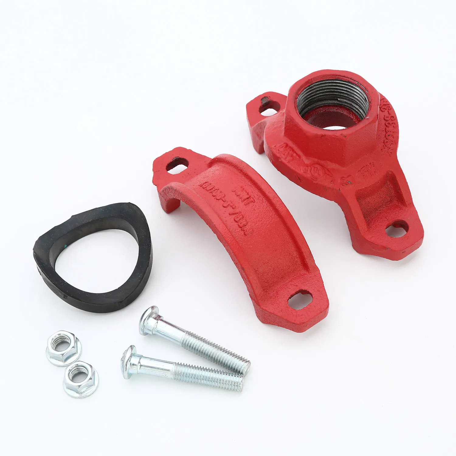 FM, UL, CE Ductile Iron Grooved Fitting Mechanical Tee for Fire Fighting