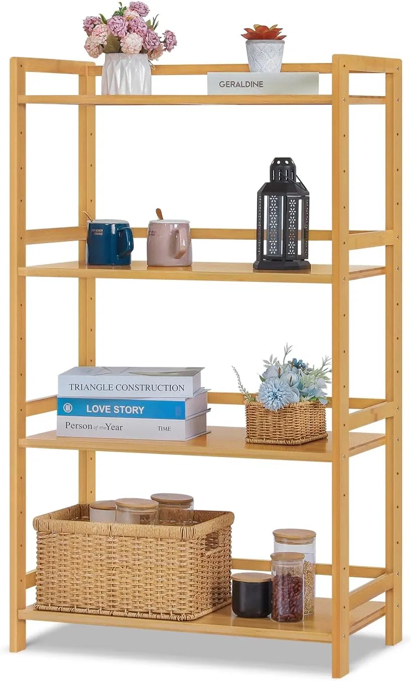 Bamboo Home Creative Living Room Bedroom Kitchen Bathroom Multi Functional Bamboo Storage Rack