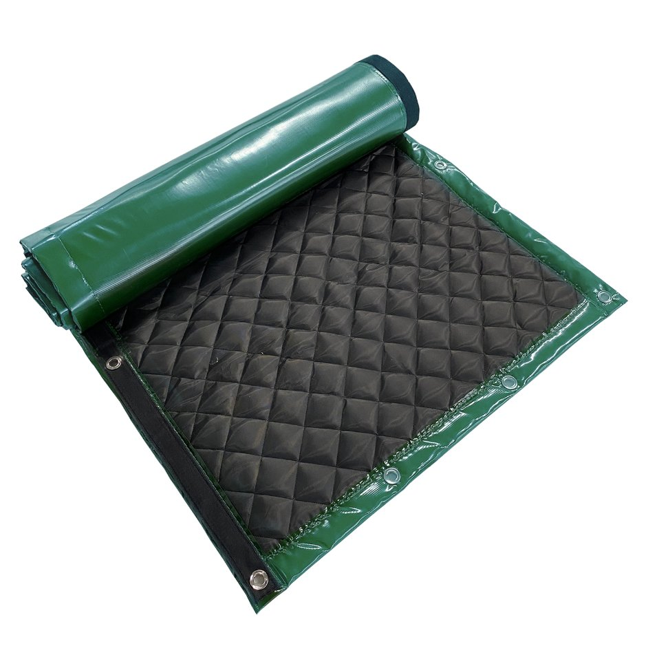 Factory Waterproof PVC Tarpaulin Sound Insulation Blanket for Construction Use Party Soundproof Blanket Sound Barrier Curtains