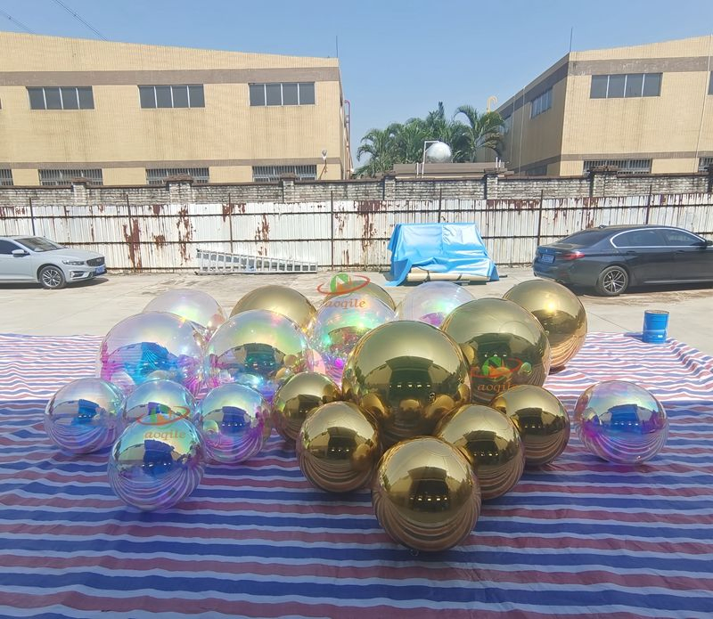 China Factory Custom Large Inflatable Disco Mirror Balloon, Inflatable Mirror Ball for Advertising