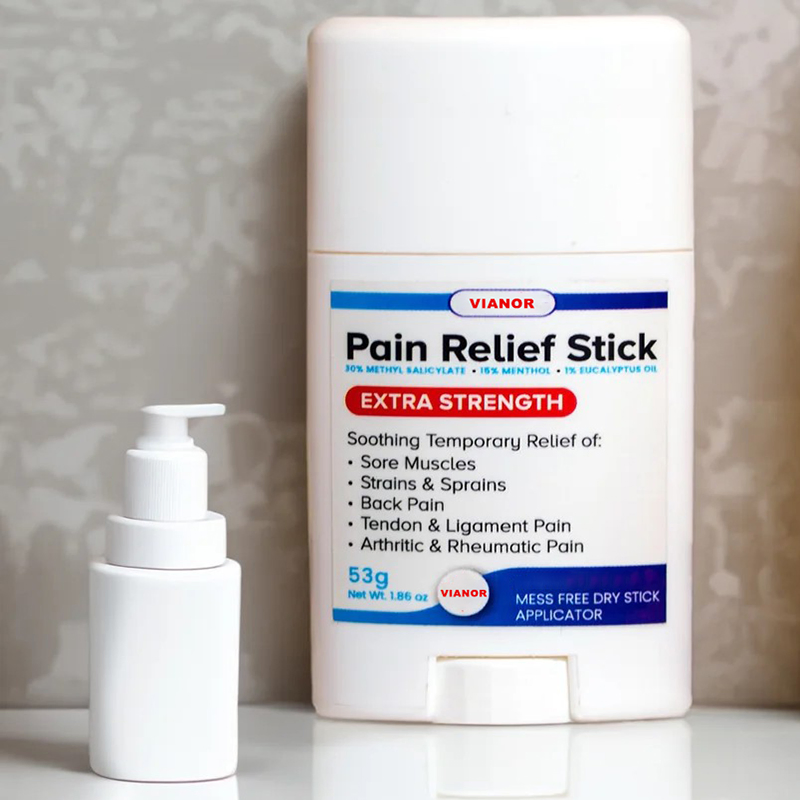 China Customized Natural Herbal Massage Pain Cream Heel Knee Pain Relieving Stick for Easy Carry