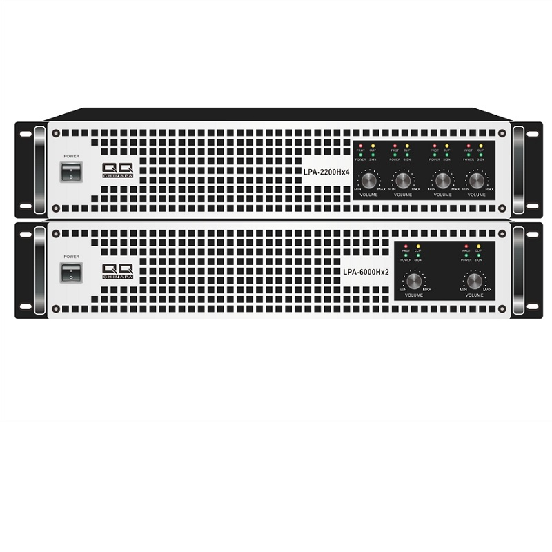 4-16ohms Pure Power Amplifier Four Channel Lpa-2200h*4 8800W