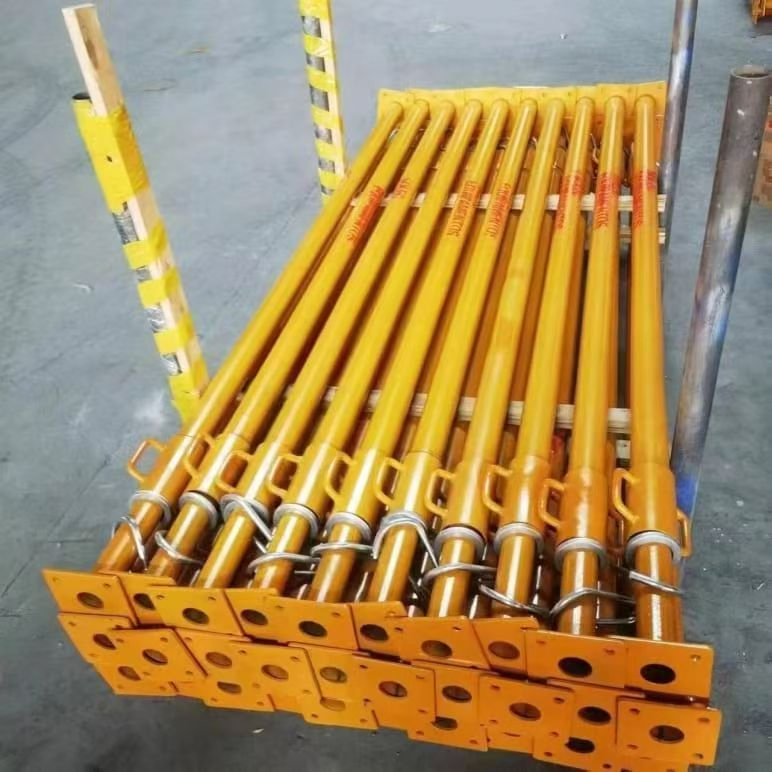 Easy Installation Q345 Steel Telescopic Tubular Steel Prop Galvanized Steel Acrow Props for Beam Formwork