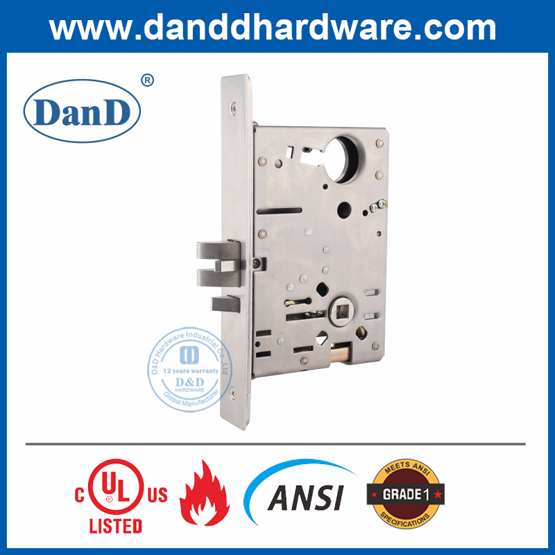 Door Fitting ANSI Inside Security Exit or Communicating Lock for Commercial Door
