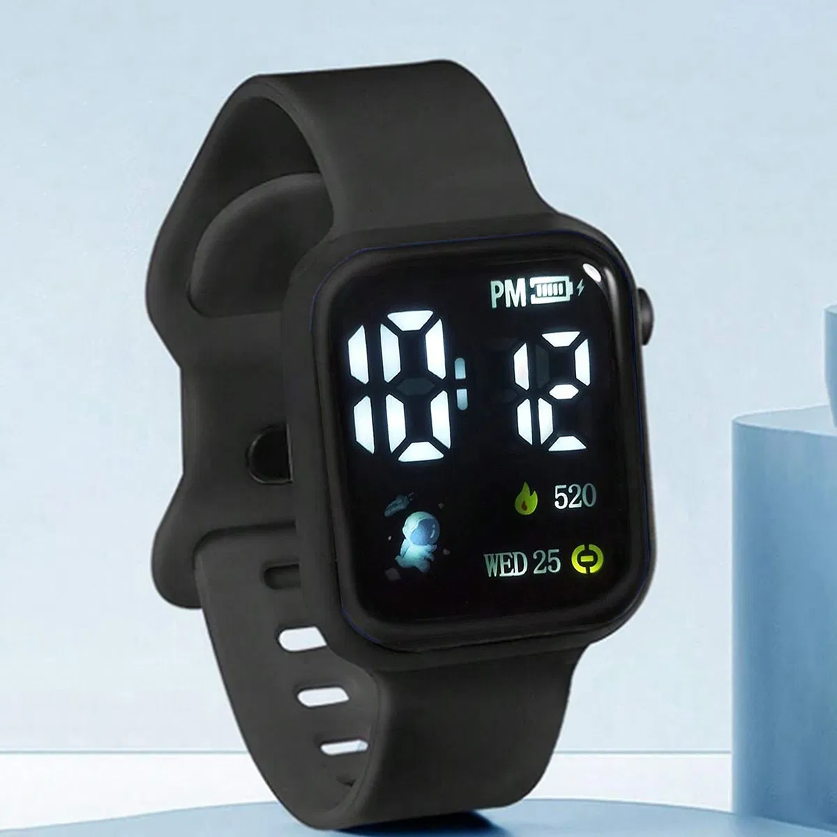 Tow Color Gift Watch Set Couple Teenager Child Football Bracelet