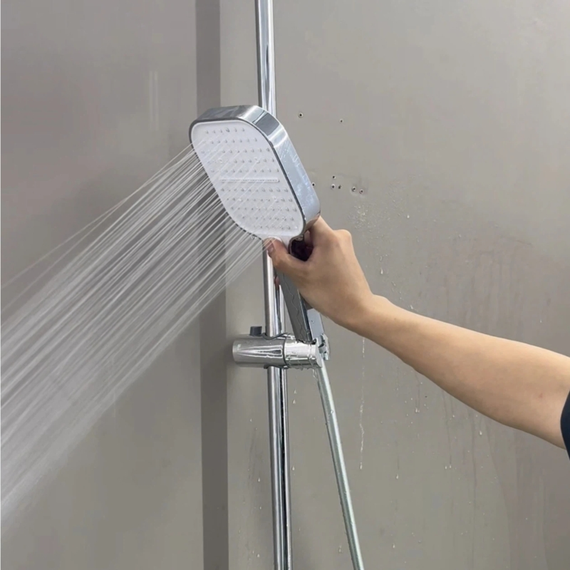 One-Touch Switch Anti-Corrosion Durable Bathroom Shower Set