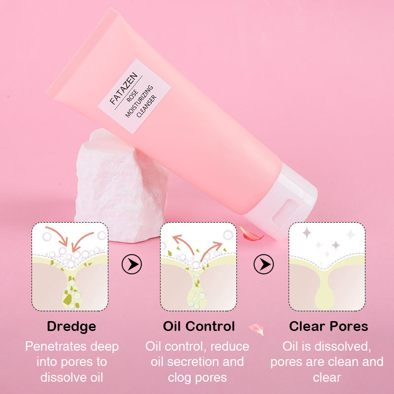 Private Label Moisturizing Deep Cleansing Foaming Facial Cleanser Wholesale Moisturizing Anti Acne Treatment Smoothing Face Wash