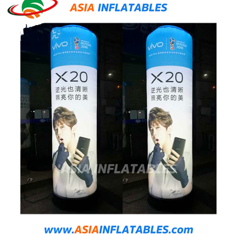 Lighting Inflatable Cylinders LED Light Tube for Decoration