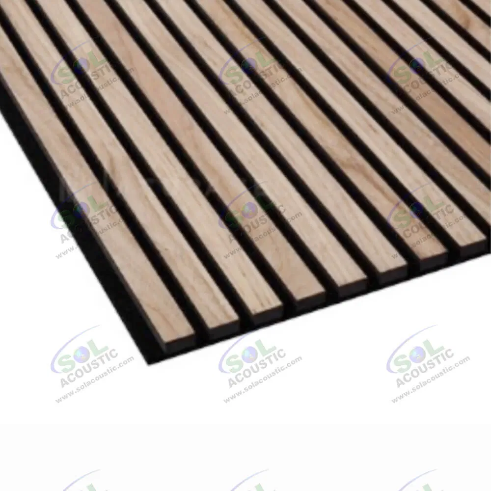 Sol Acoustic Wooden Soundproof Fire Resistant Sound Insulation Foam Acoustic Panel