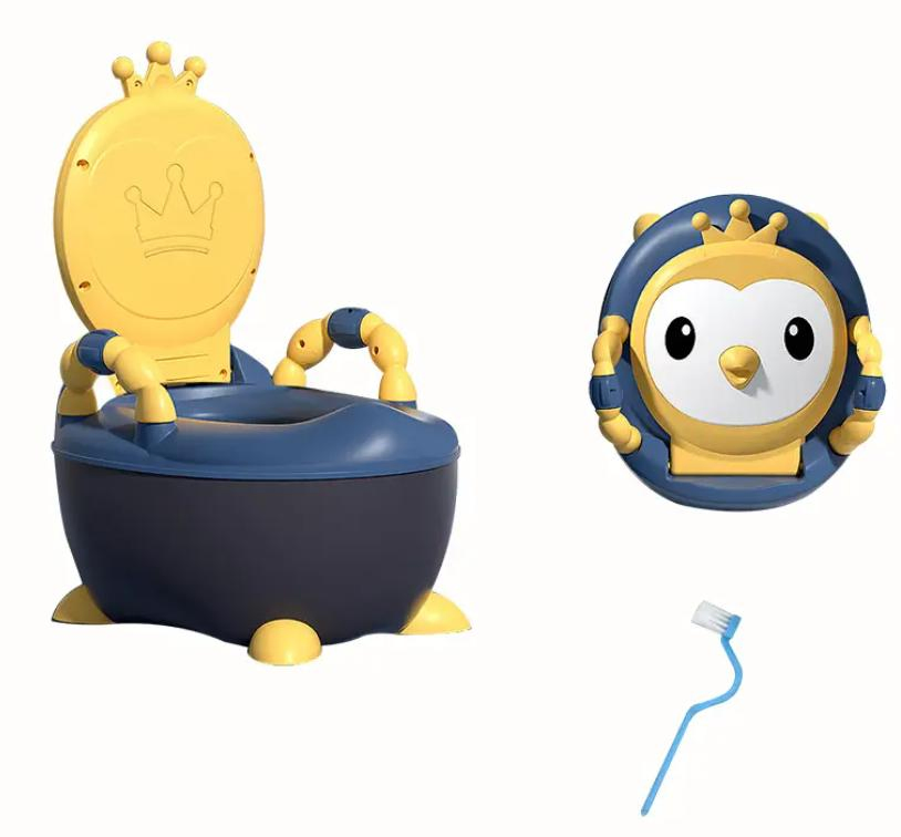 Comfortable Cartoon Plastic Baby Children Potty Removable Training Potty