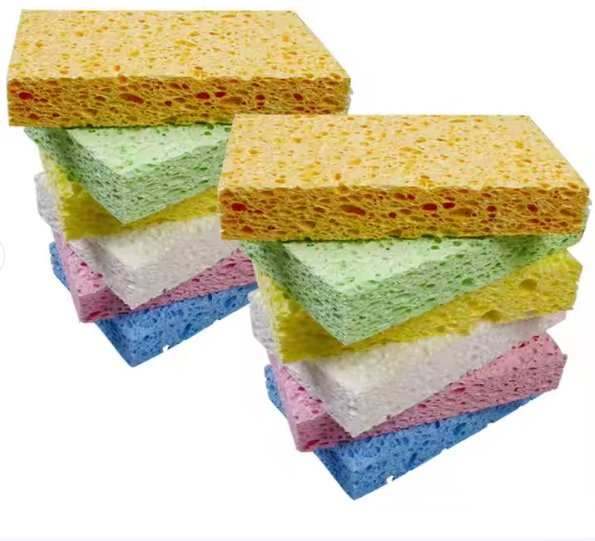 Magic Cellulose Dish Cleaning Sponge Kitchen Dishwashing Compressed Sponge