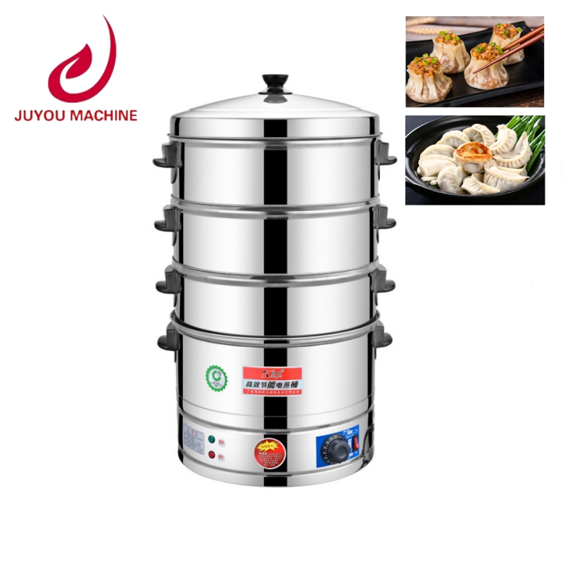 Double Layer Three Layer Momo Steamer Gyoza Siomai Steamer Electric