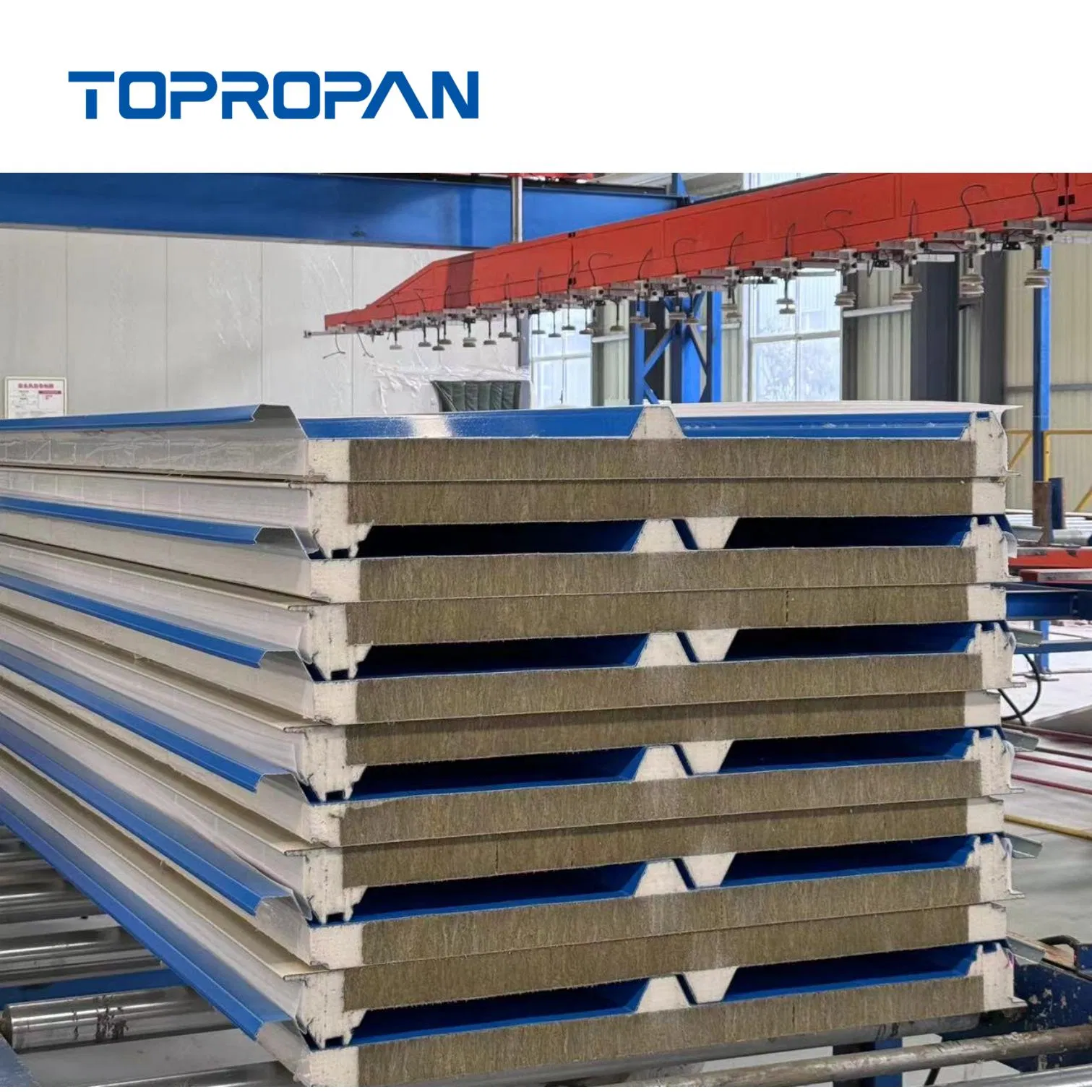 Lightweight PU PIR Rockwool Solar Sandwich Roof Panel