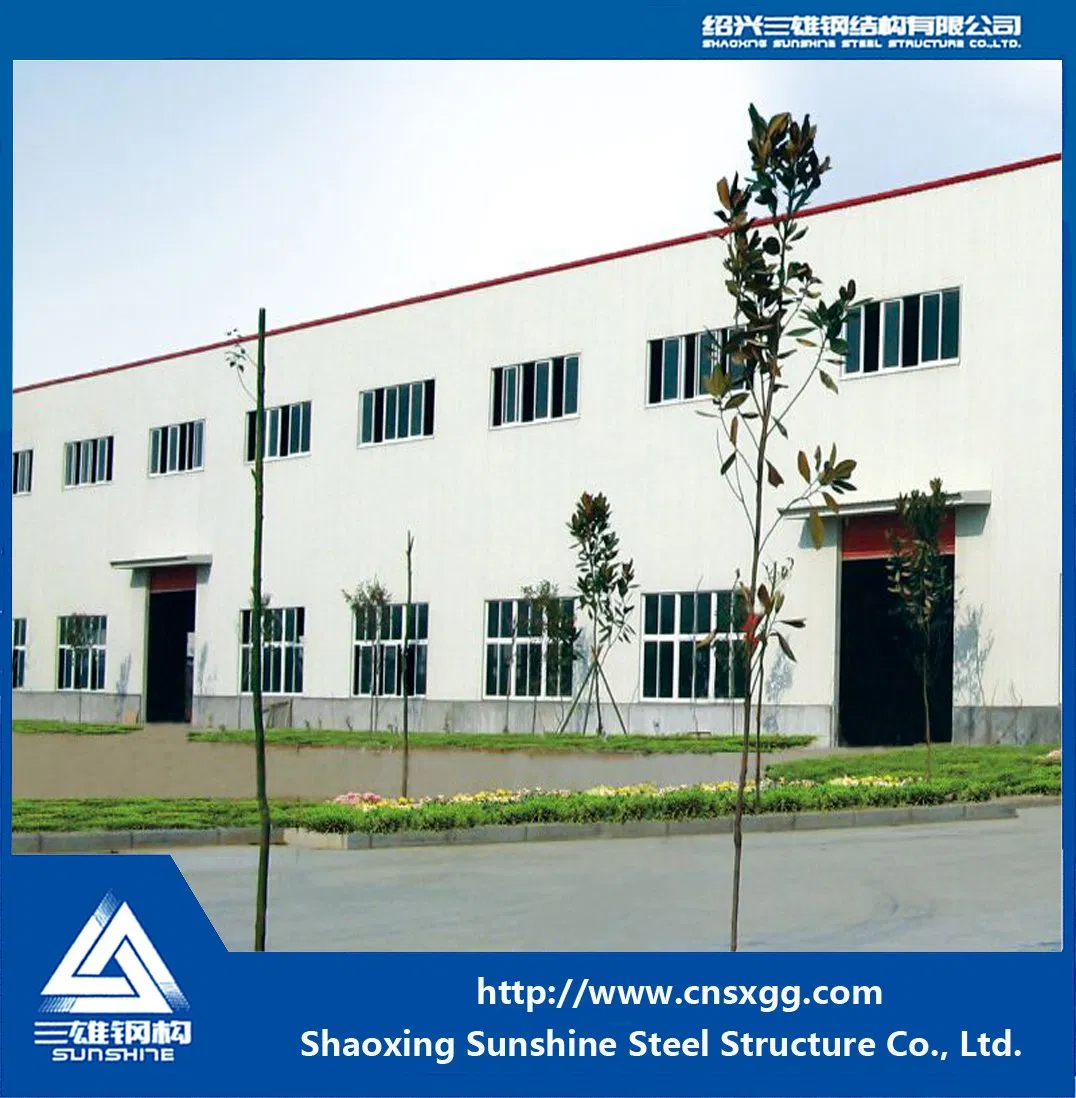 Large Span H Beam and Columns Steel Structure Building