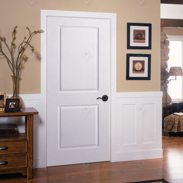 Pure Color Modern Style Interior Doors Wood Soild Core