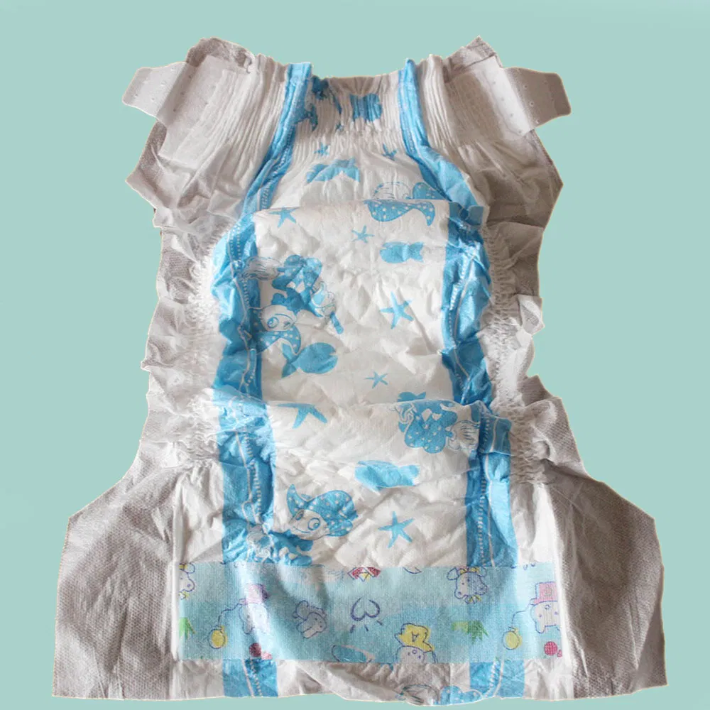 Super Breathable Soft Dry Comfortable Overnight Cloth-Like Newborn Baby Diaper in Bulk