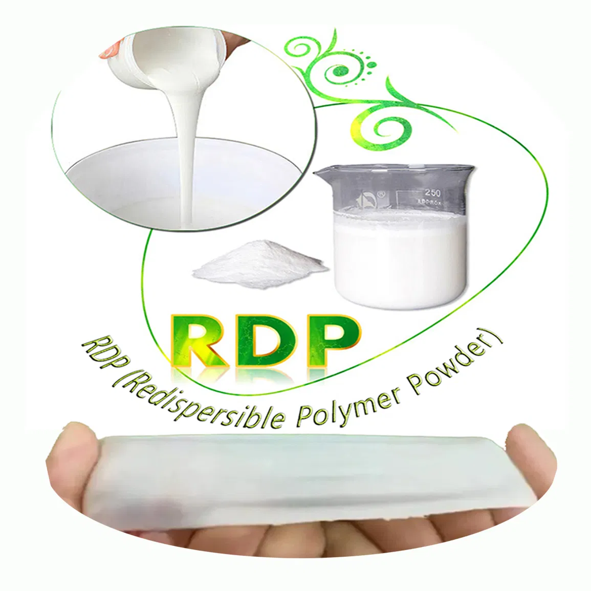 Factory Direct Sale Polymer Powder Rdp Water Soluble Additive Redispersible Polymer Powder Vae