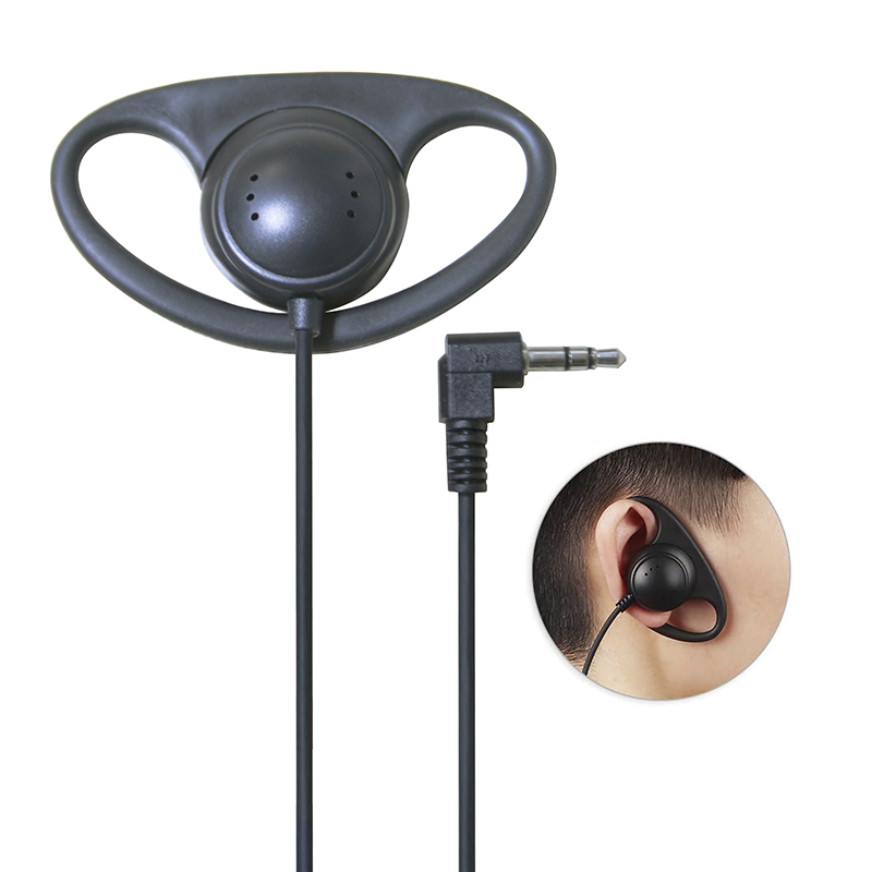 3.5mm Wired Disposable Mono Earphones Single Side Tour Guide Wired Earphone