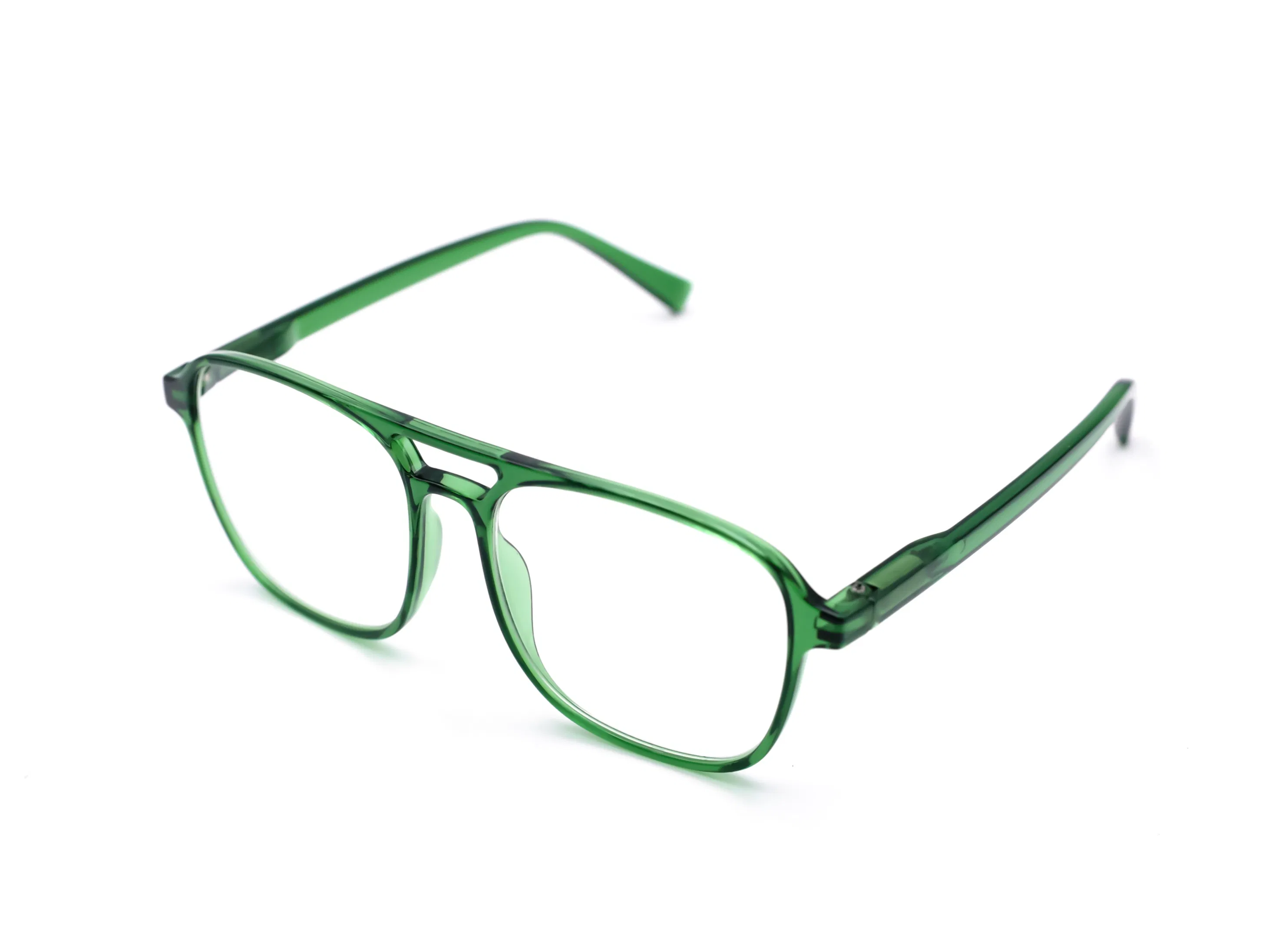 Fashion Double Bridge Reading Glasses Eyewear with Spring Hinge Custom Design Logo Available