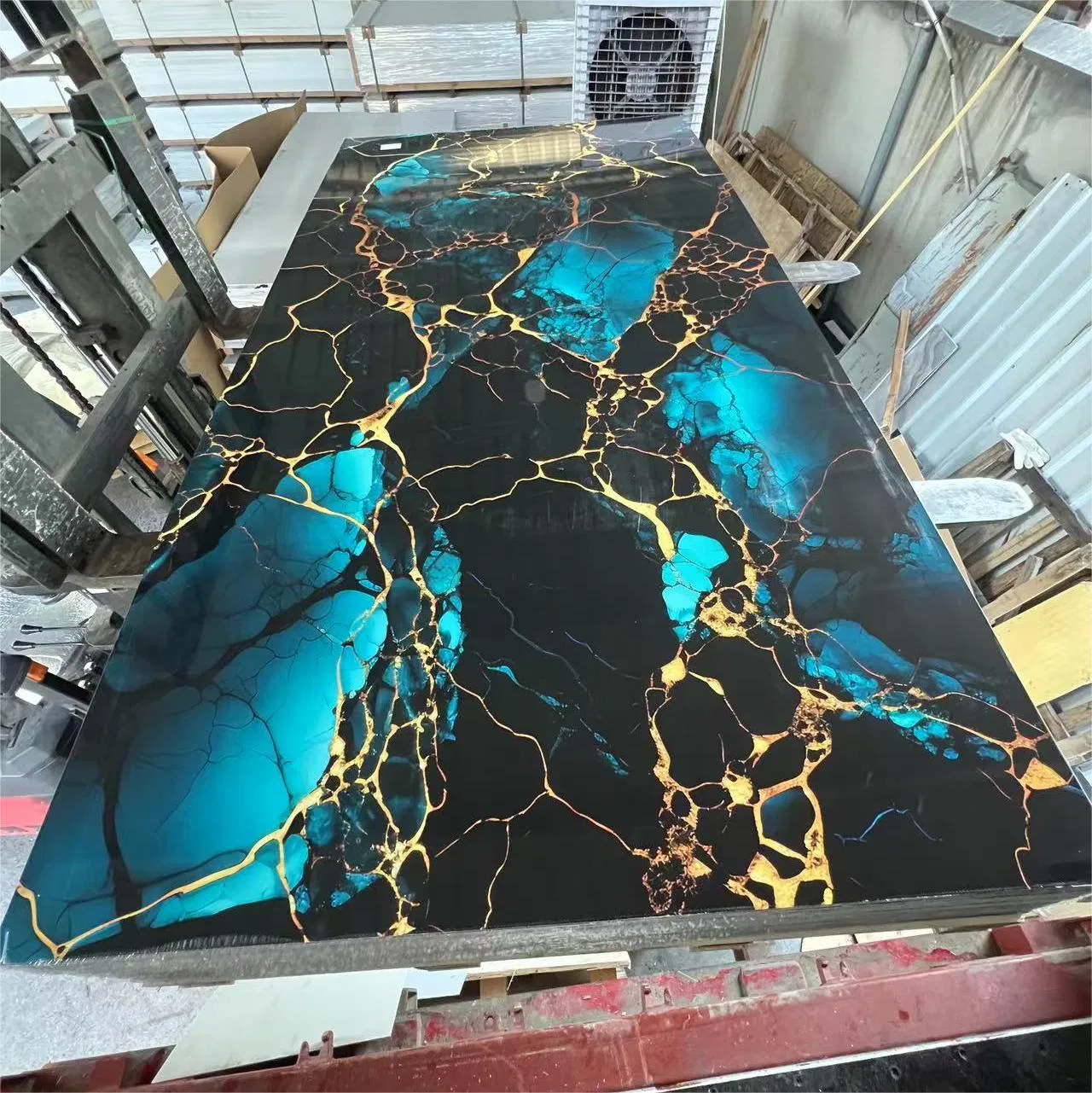 High Glossy The Industry Competitive Price Wall Cladding Panel UV Marble Sheet