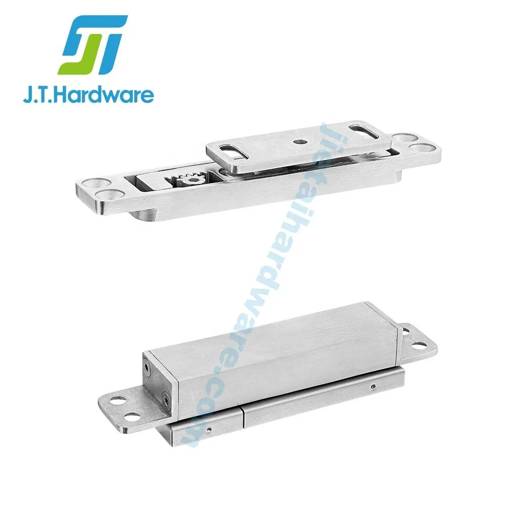 360 Degree Stainless Steel Narrow Frame Glass Door Adjustable Positioning Cam Type Central Axis Floor Spring Pivot Hinge