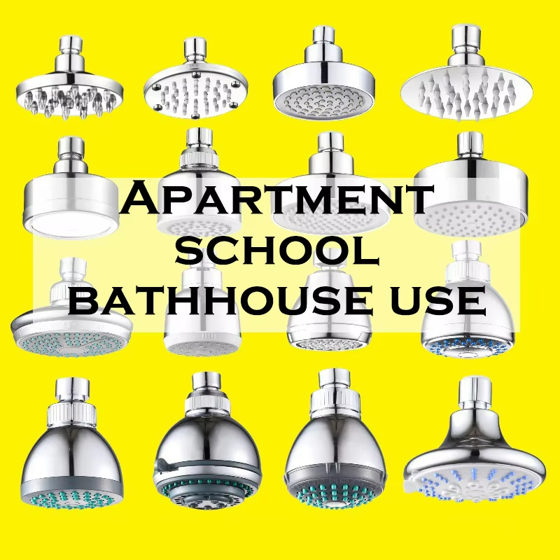 4/6 Inch Rain High Pressure Chrome Shower Head Set Luxury Shower Head