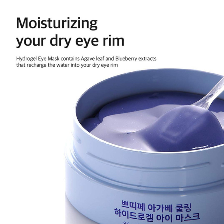 Natural Vegan Moisturizing Nourishing Agave Cooling Hydrating Eye Mask