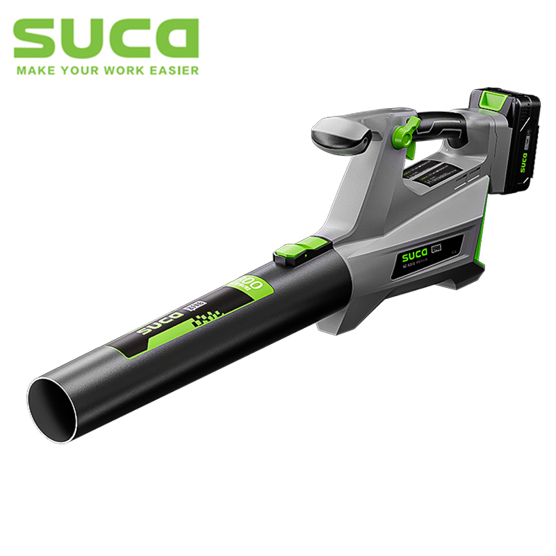 Suca New Professional Electric Leaf Blower Hand Held Rechargeable Lawn Blower Cordless Battery Grass Blower