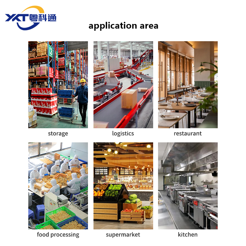 Commercial Kitchen Double Hinged Swing Door Stainless Steel Metal Door for Restaurant