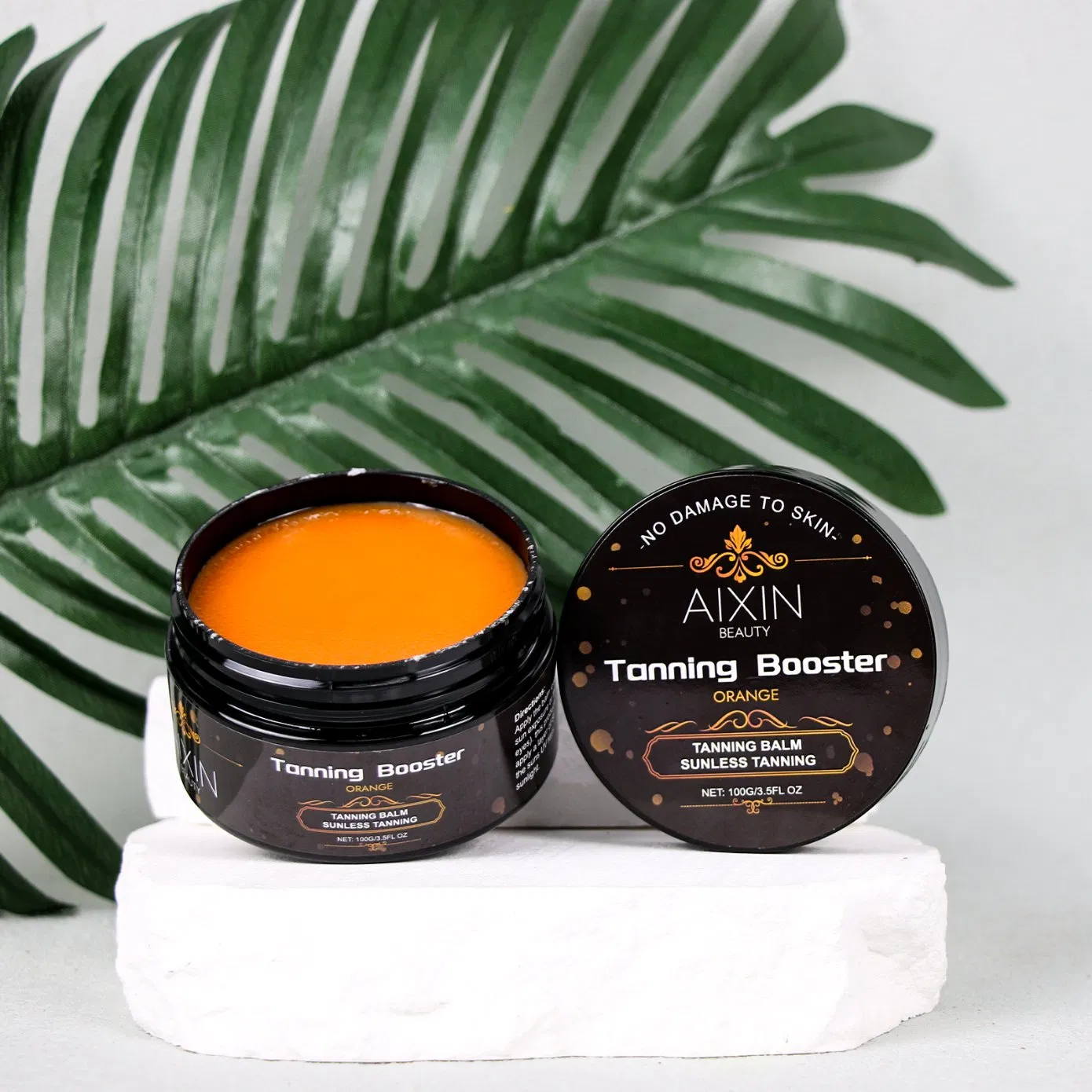 Beauty Cosmetics Skin Care Tan Accelerator Cream Orange Tanning Booster