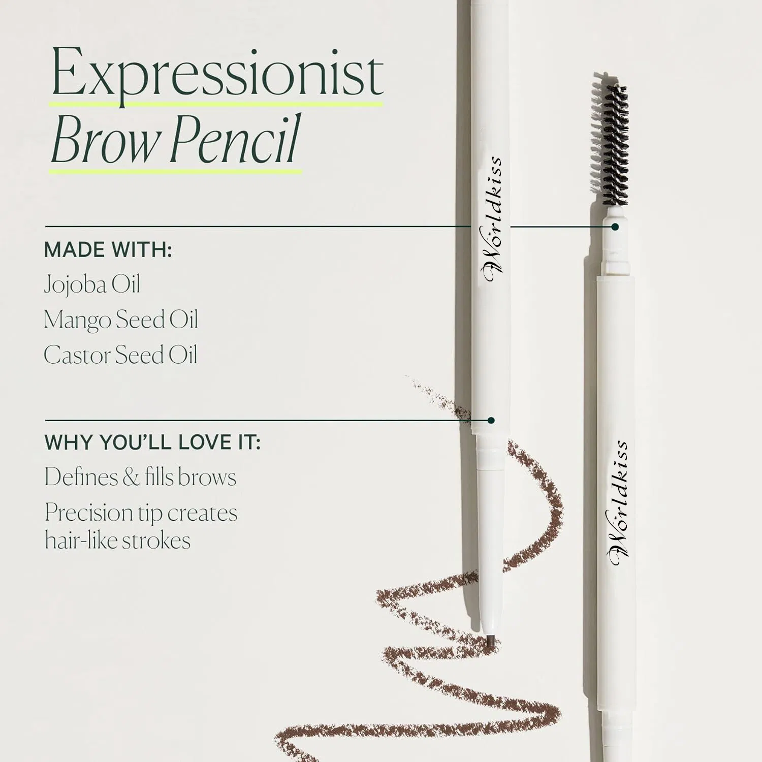 Eyebrow Pencil, Defining Eyebrow Pencil, Ultra - Fine Tip, Non - Irritating