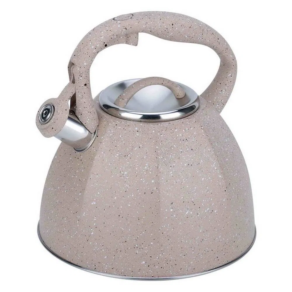 Household 3.5 Litre Octagon Stainless Steel Metal Whistling Kettle, Induction Cooker and Gas Stove Use Metal Water Kettle