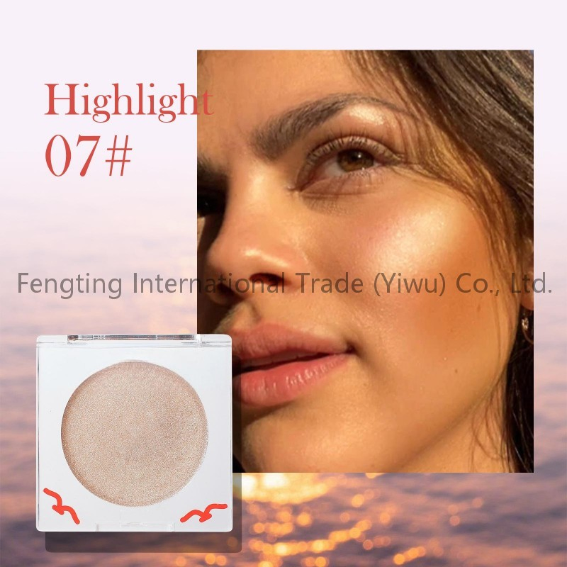 Stock Full Clear 28.5mm Pan Square Blusher Packaging Custom Logo Pressed Eyeshadow Pigment Powder Concealer Foundation Case