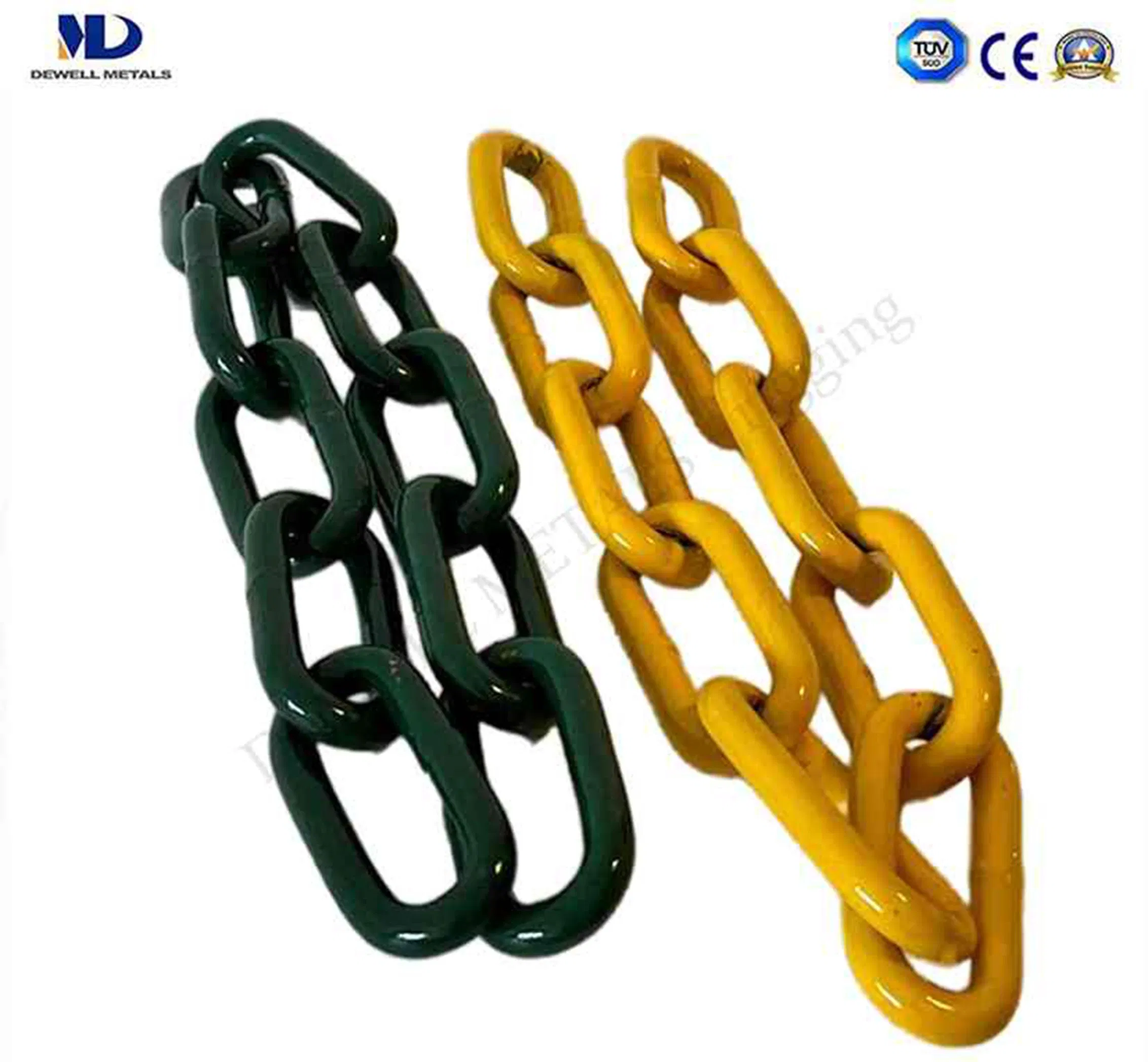 Color Painted Galvanized or Black High Tensile Alloy Steel G80 Lifting Chain