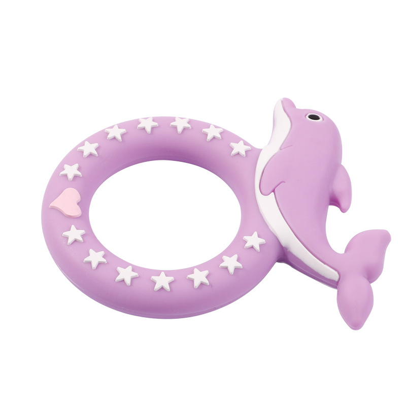Baby Chewing Bracelet Teething Toy Silicone Teether Sensory Newborn Chew Toys