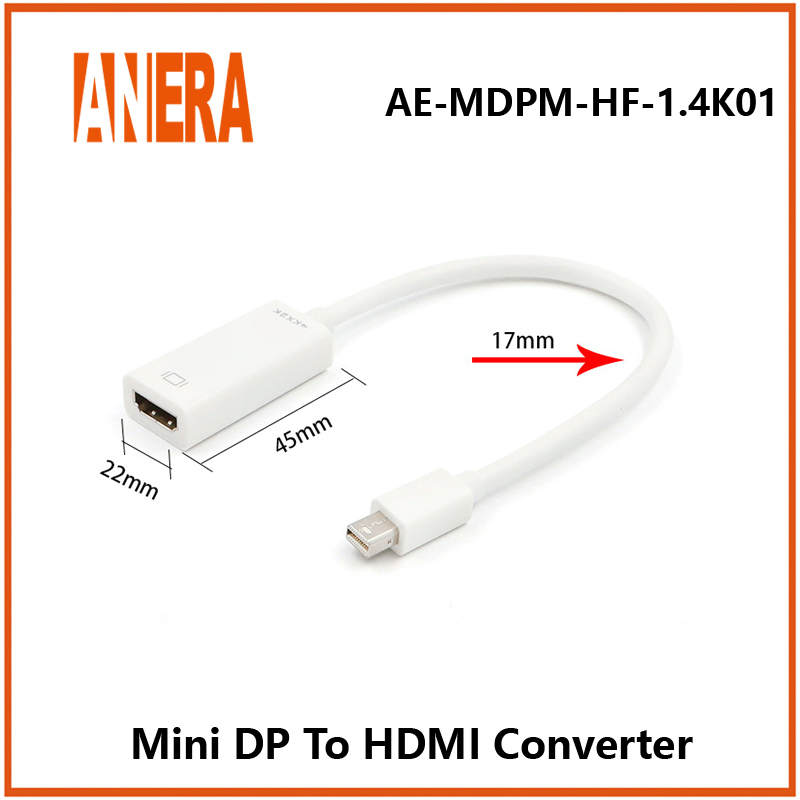 Конвертер Mini DisplayPort в HDMI 1080P