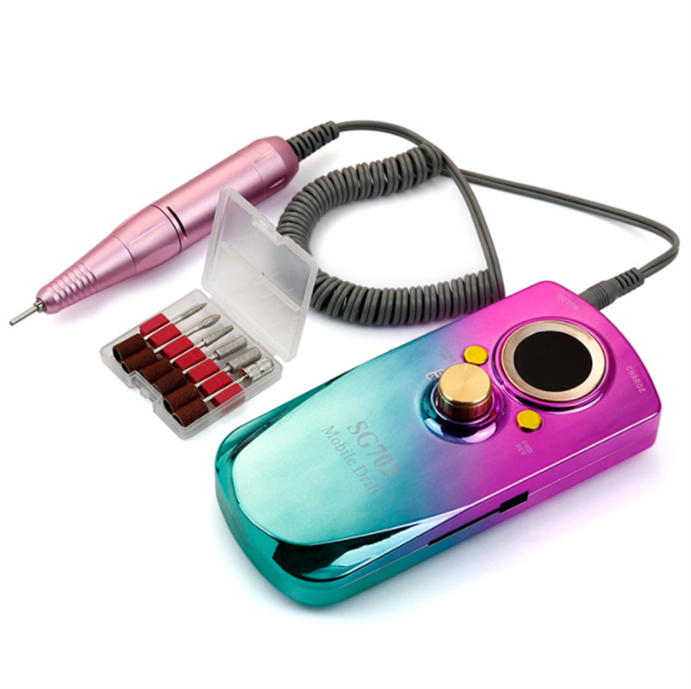 New Japanese-Style Sg702 Nail Polisher Electric Nail Polishing Machine 35000 Rpm Silent Peeling Dead Skin Nail Drill