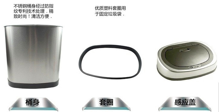 Умный сенсорный мусорный бак для кухни