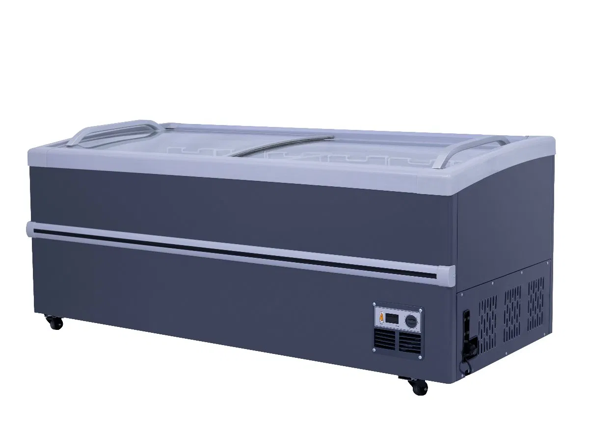 Si-FF9213m Supermarket Freezer with Flat Glass
