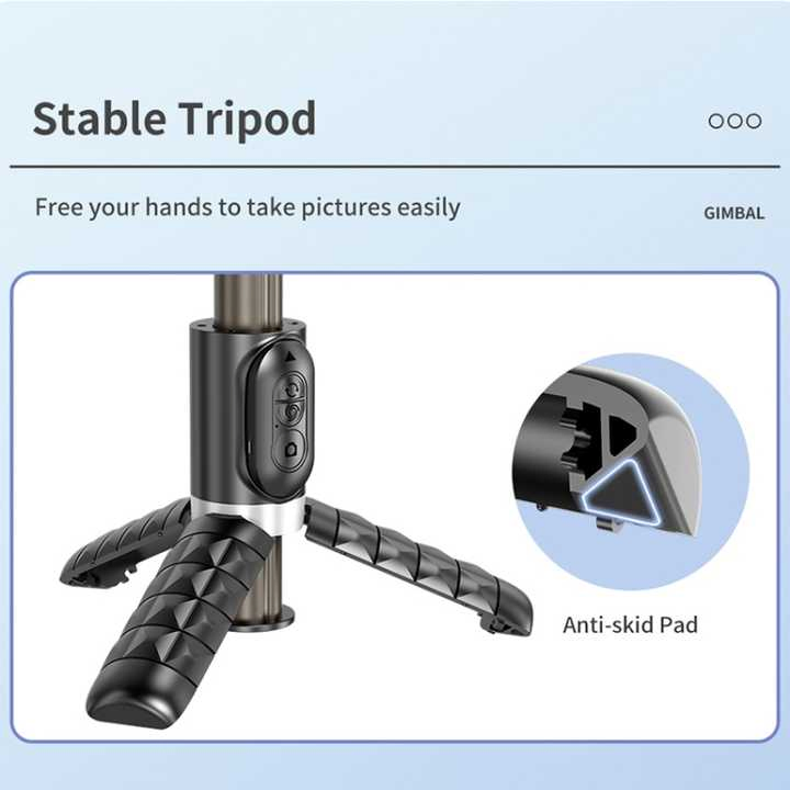 Умный стабилизатор-монопод Q18 с трекингом и подсветкой