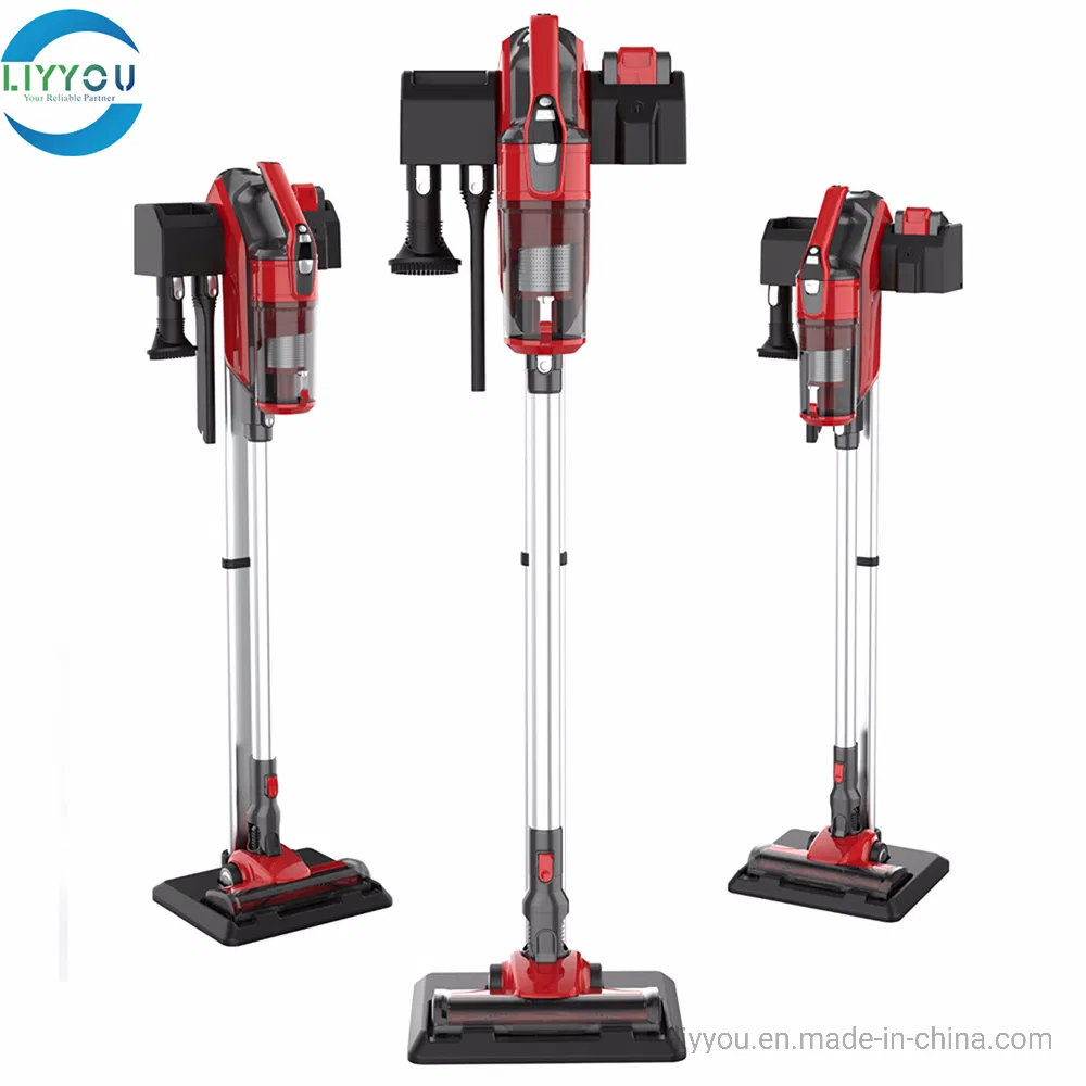 22kpa Brushless Motor Cordless Pet Hair Washable Vacuum Cleaner with High Efficiency Big Roller Detachable Floor Brush