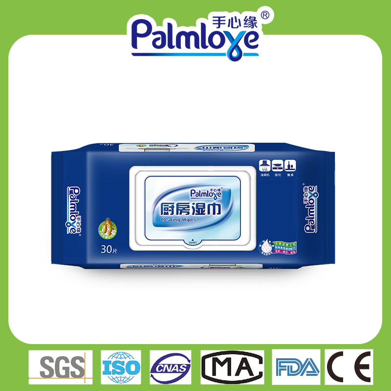 Household Cleaning Wipes, kitchen Wipes Extra Size, DOT Embossed Nonwoven Wipes Palmlove