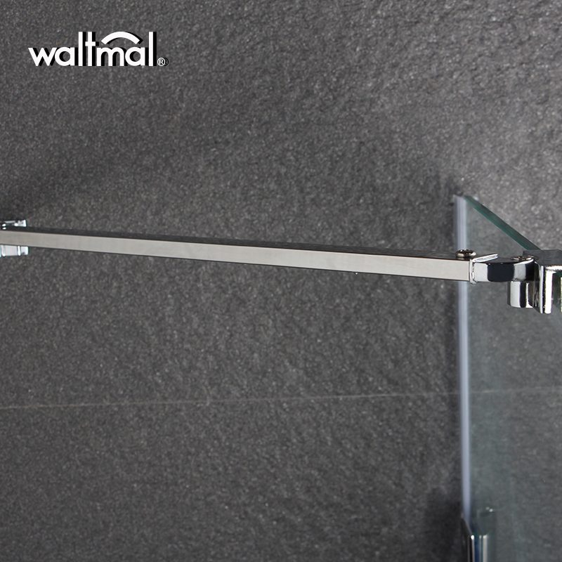 Waltmal Nice Quality Frameless Bathroom Hinge Shower Screen Door Shower Enclosure
