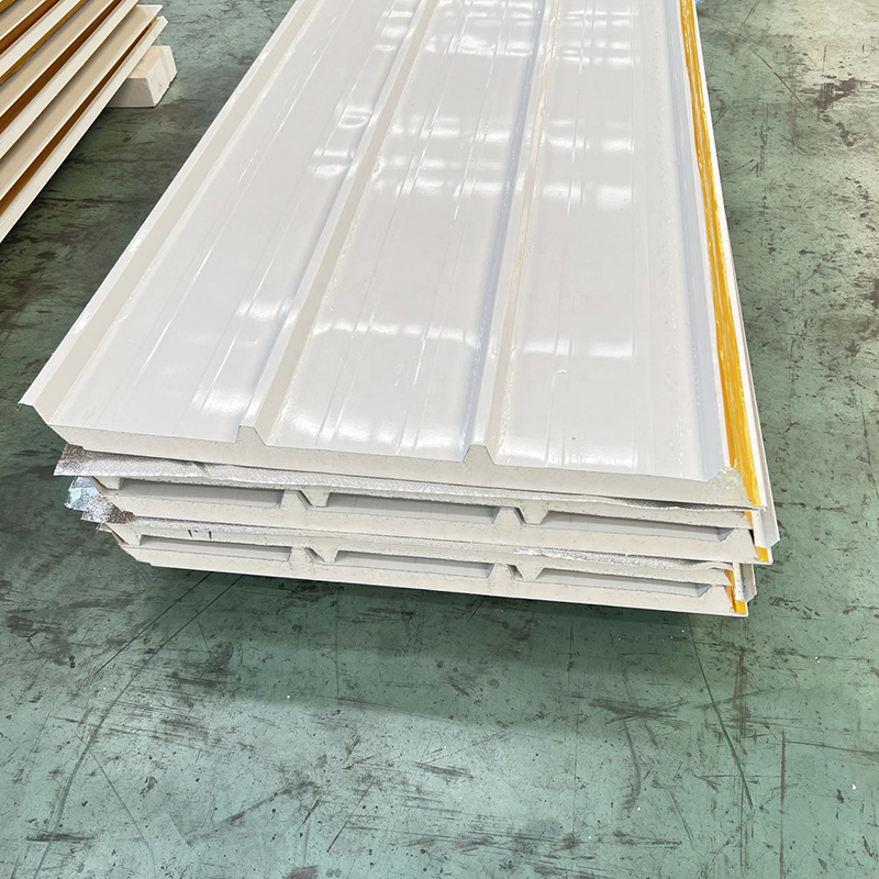 Insulated 50 70 75 80 100 150 200mm PU PIR PUR Sandwich Wall Panel for Warehouse