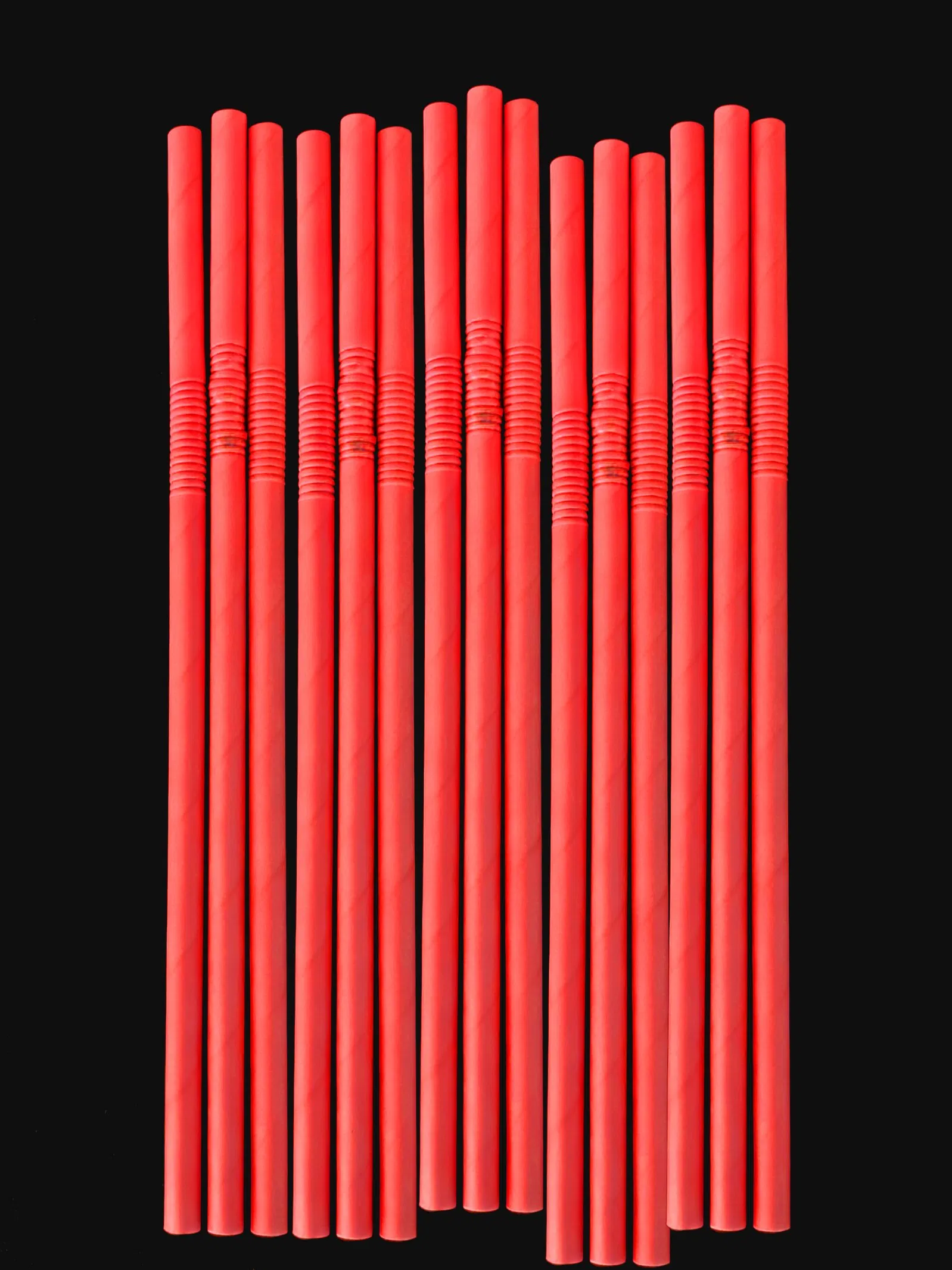 Bendy Colorful 5 Inch Mini Individually Wrapped Bakery Dessert Paper Straws