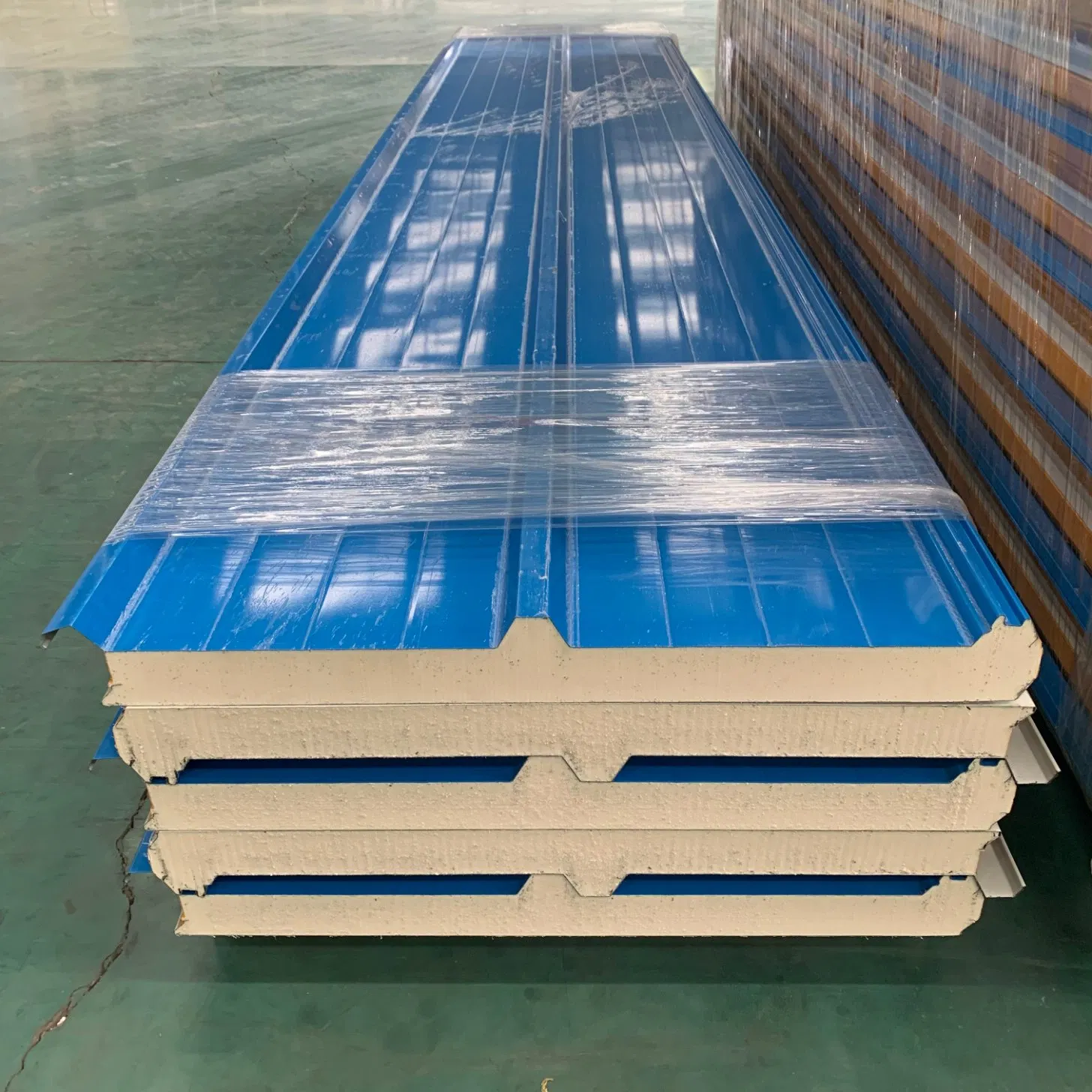EPS / Rock Wool / PU / PIR / Polyurethane Structural Insulated Sandwich Panels