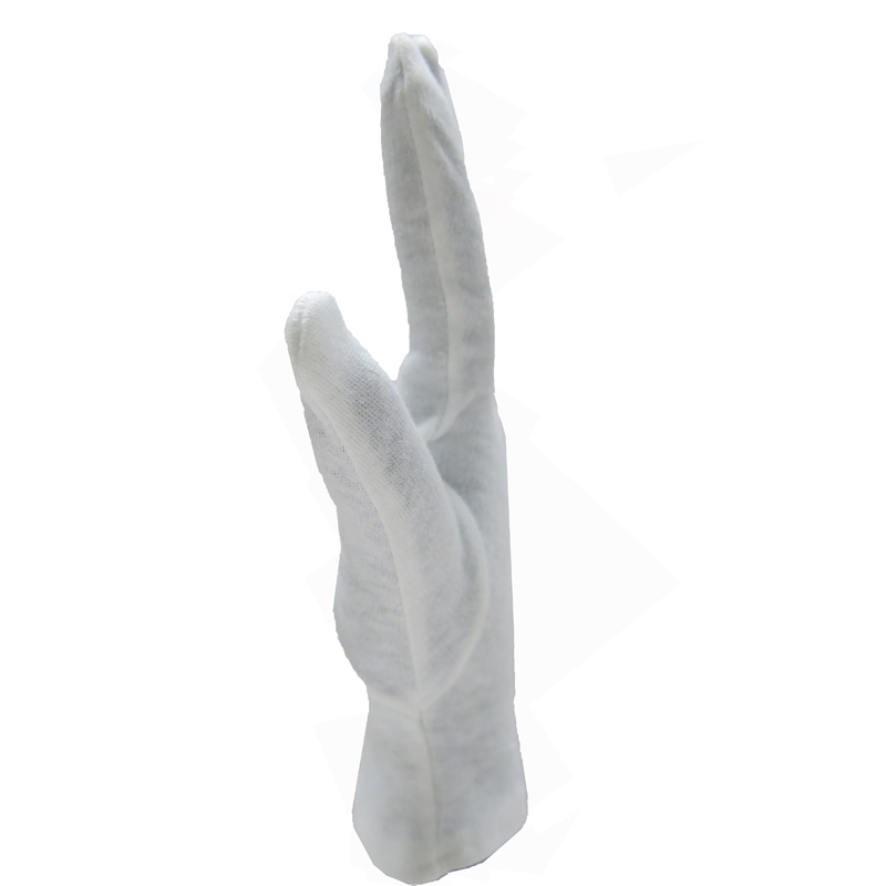 DDsafety 20+Years Direct Factory High Quality Ceremonial Uniform Parade White Tuxedo Cotton Hand Gloves with Elastic Cuff